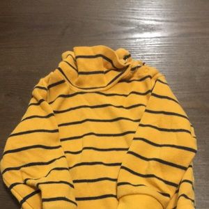 Turtle neck sweater onesie